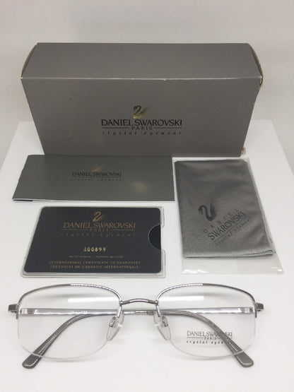 Vintage Daniel Swarovski S 093 Silver Sunglasses - Super Vision Optical