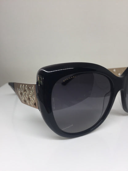 Vintage Bvlgari Bvlgari 8198-B Black Sunglasses - Super Vision Optical