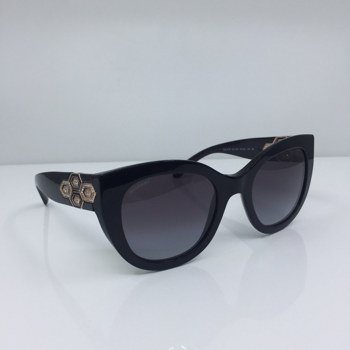 Vintage Bvlgari Bulgari 8214-B Black Sunglasses - Super Vision Optical