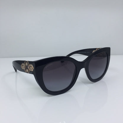 Vintage Bvlgari Bulgari 8214-B Black Sunglasses - Super Vision Optical