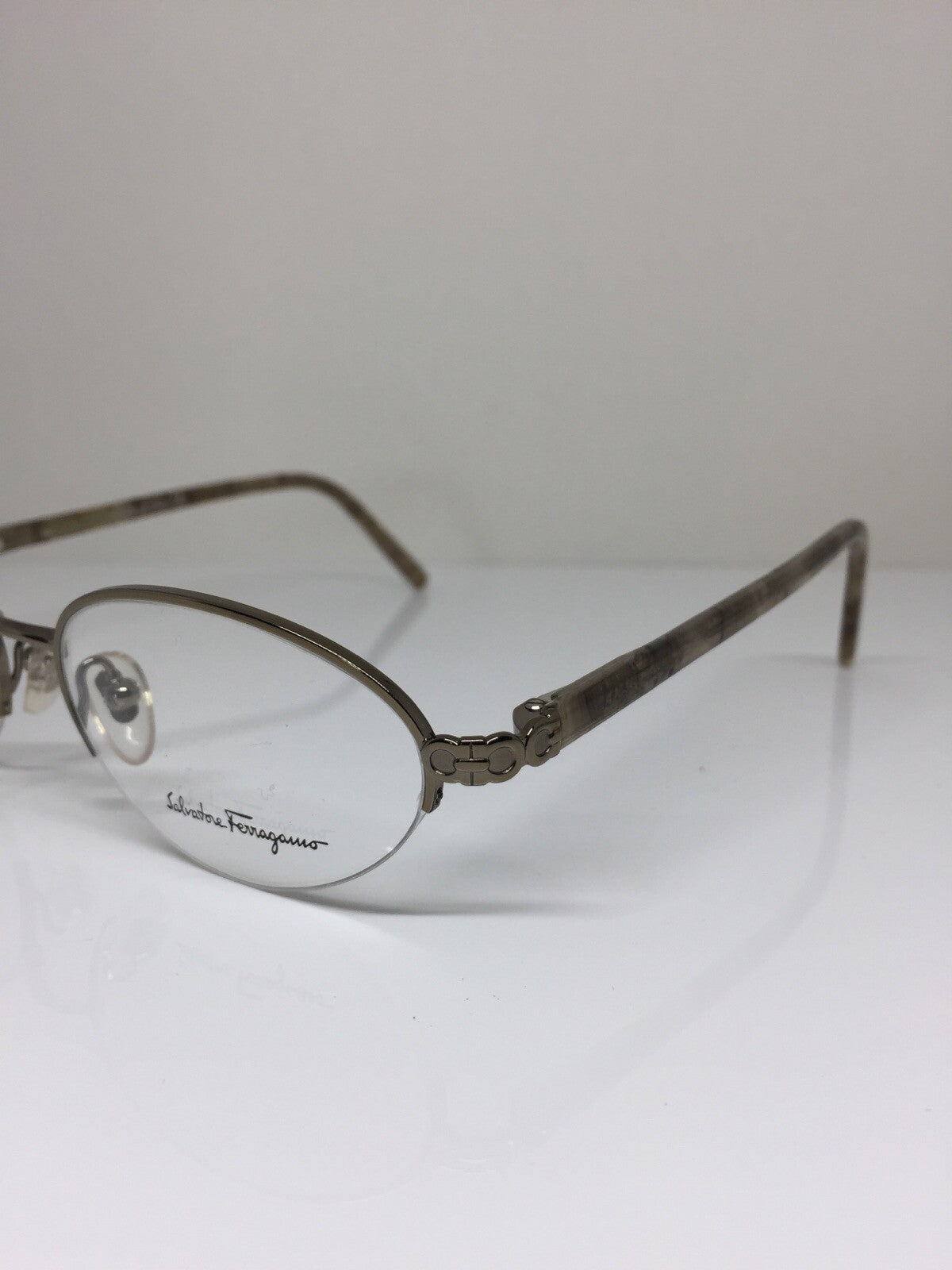 Vintage Salvatore Ferragamo SF 1539 Brown Eyeglasses - Super Vision Optical