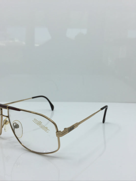Vintage Silhouette 7100 Gold Sunglasses - Super Vision Optical