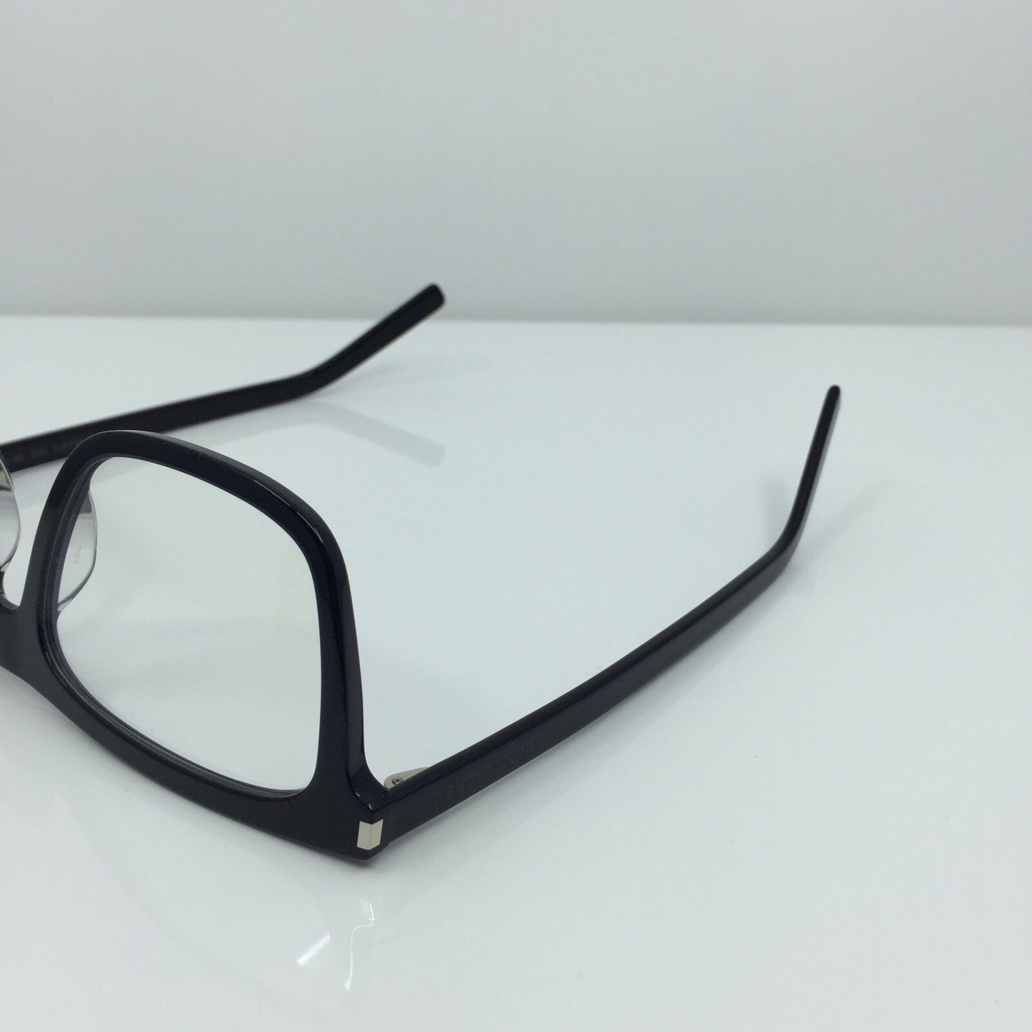 Vintage Yves Saint Laurent Saint Laurent SL 547 SLIM OPT Black Eyeglasses - Super Vision Optical
