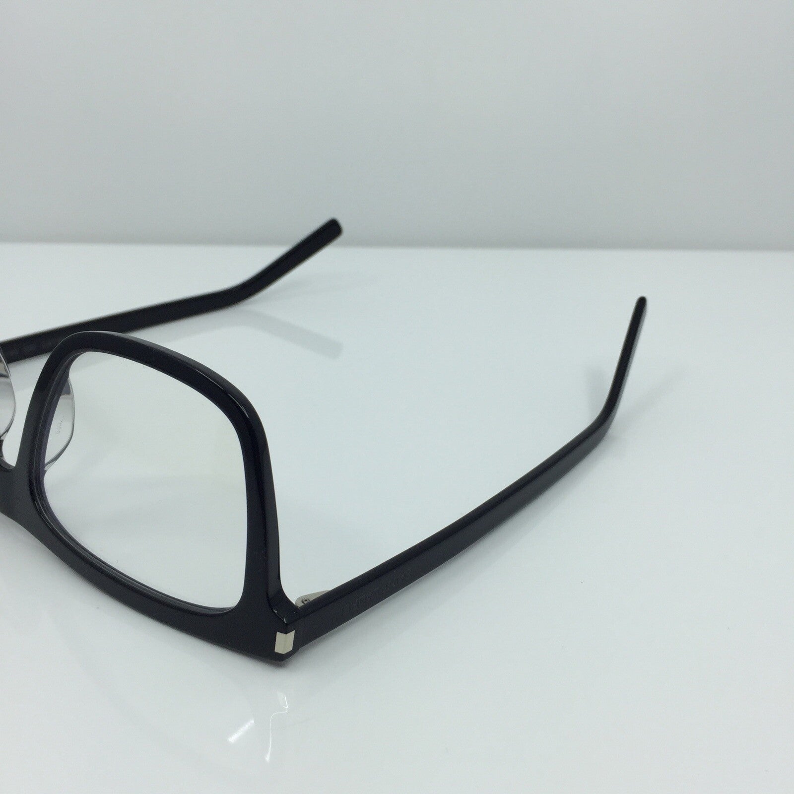 Vintage Yves Saint Laurent Saint Laurent SL 547 SLIM OPT Black Eyeglasses - Super Vision Optical