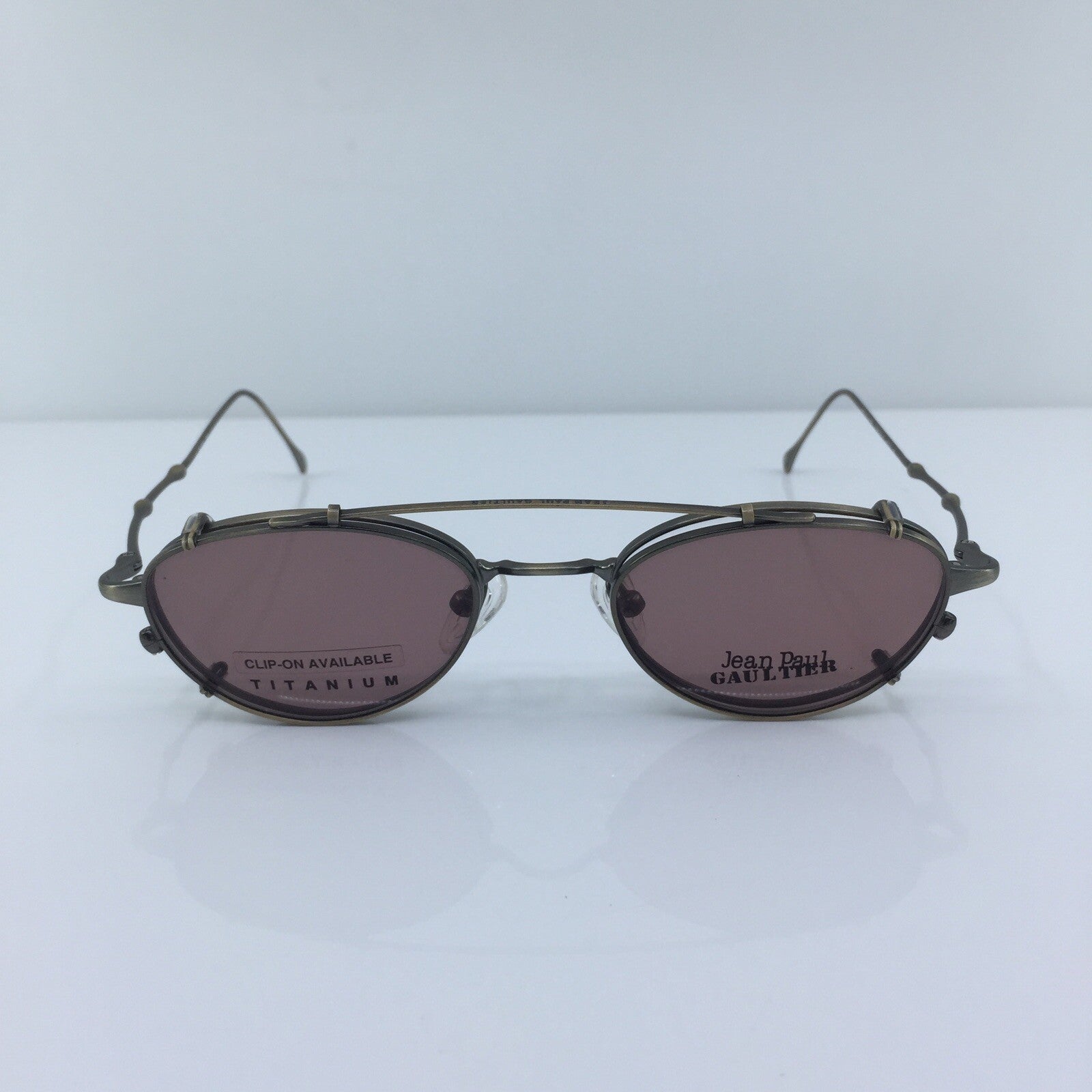 Vintage Jean Paul Gaultier JPG 55-0018 Gold Eyeglasses - Super Vision Optical