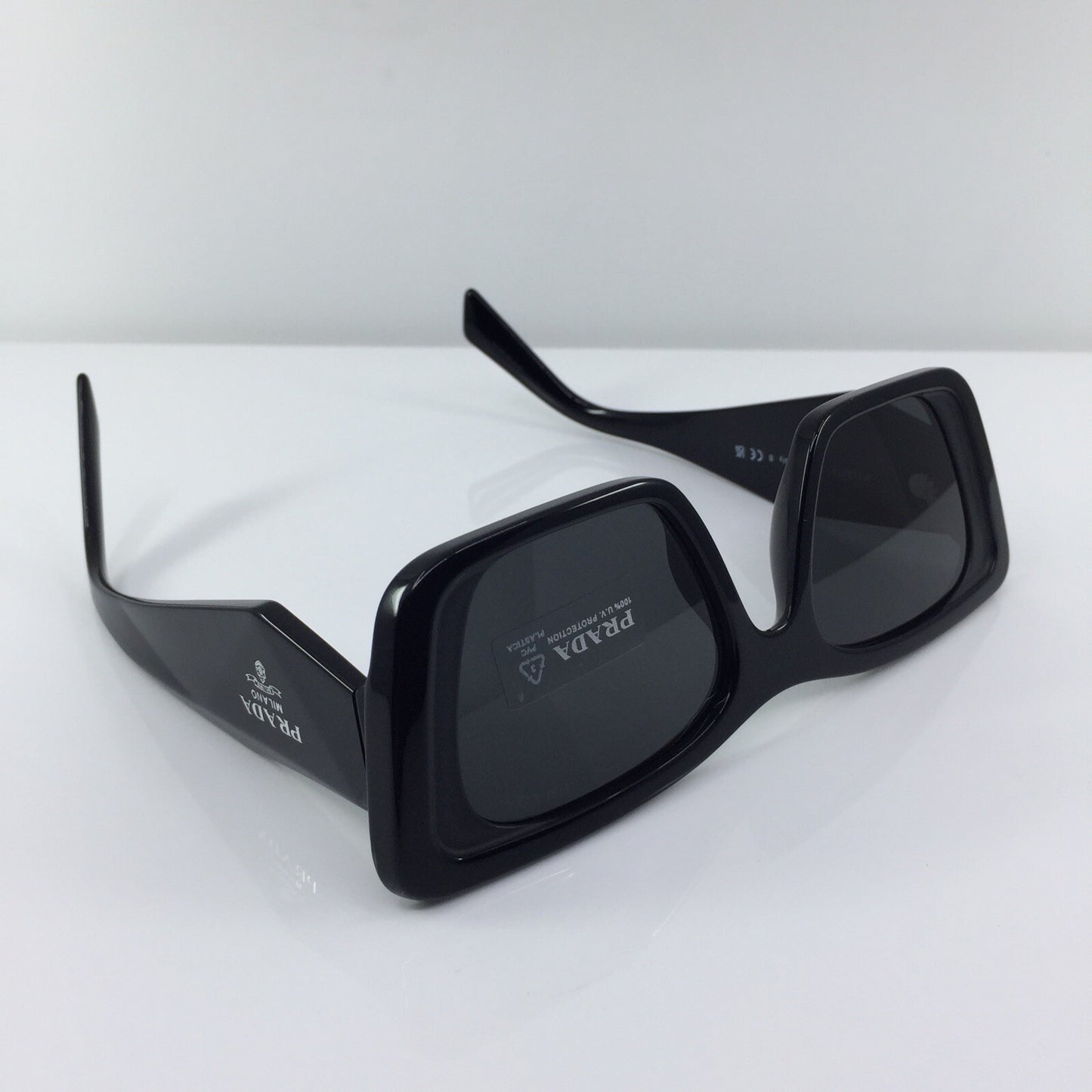 Vintage Prada PR 08YS Black Sunglasses - Super Vision Optical