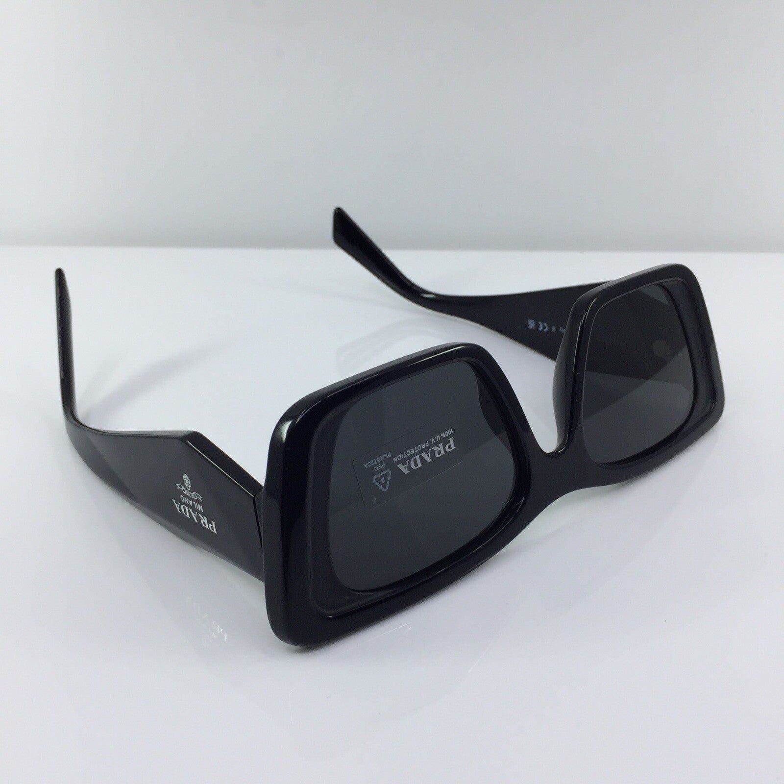 Vintage Prada PR 08YS Black Sunglasses - Super Vision Optical