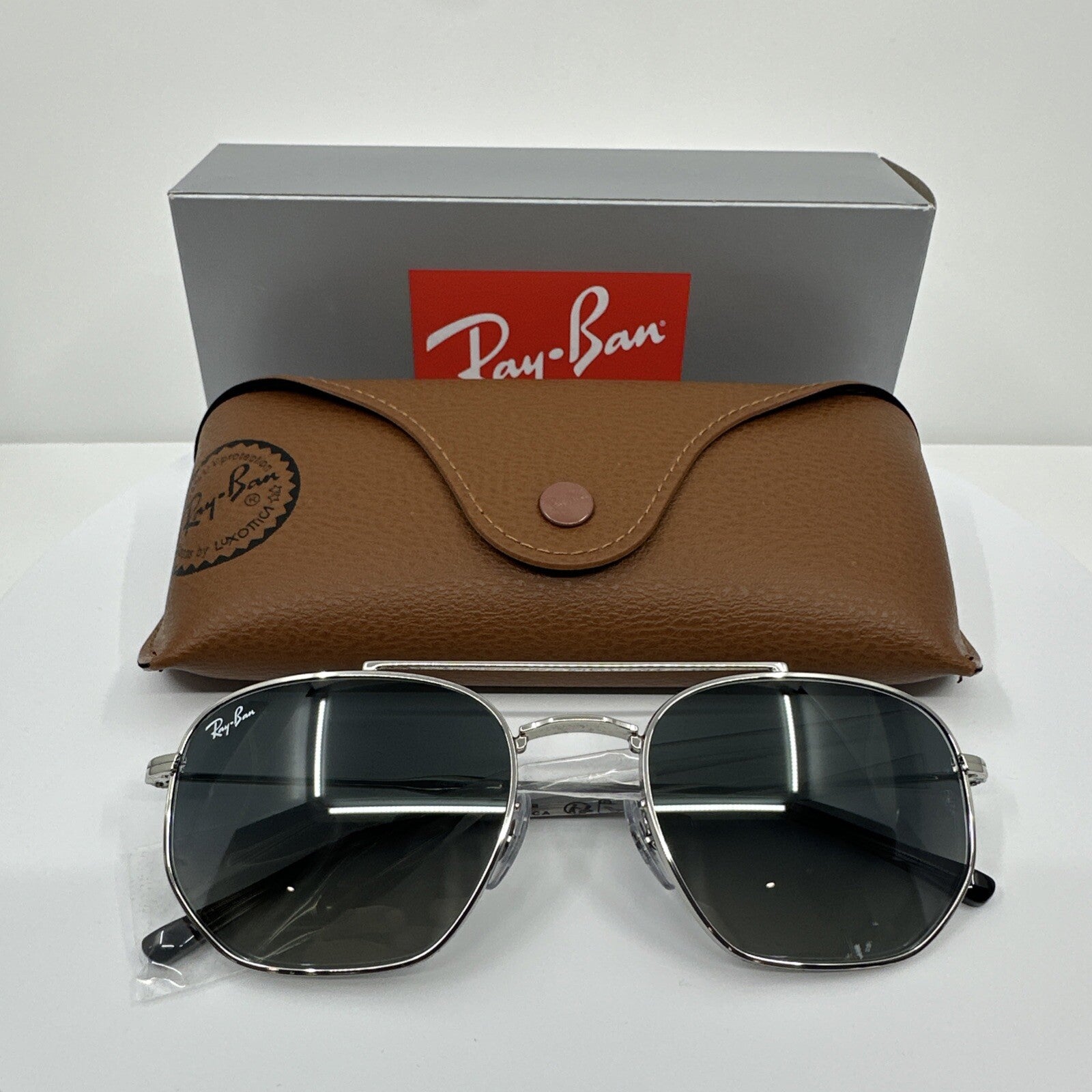 Vintage Ray-Ban RB 3707 Silver Sunglasses - Super Vision Optical