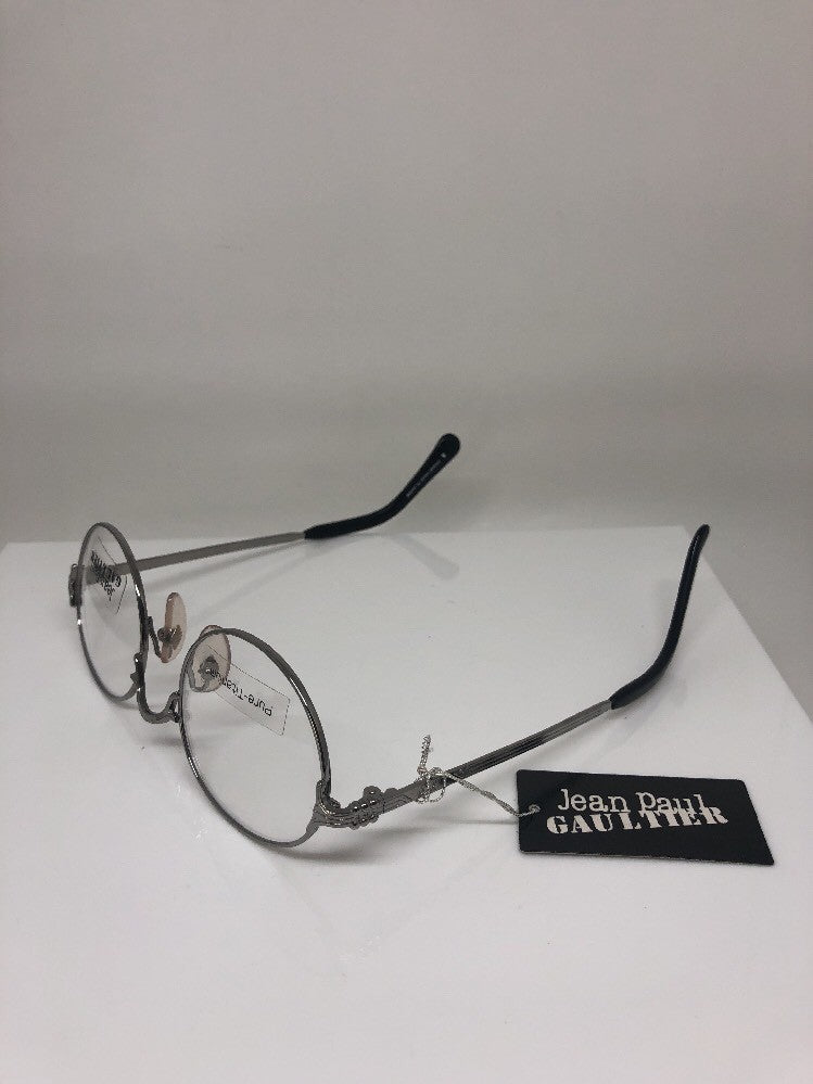 Vintage Jean Paul Gaultier JPG 55-4181 Silver Sunglasses - Super Vision Optical