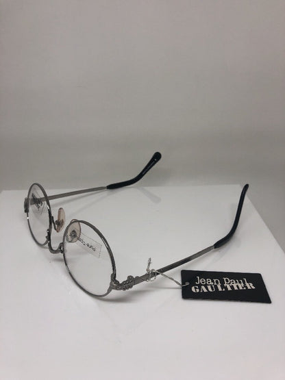 Vintage Jean Paul Gaultier JPG 55-4181 Silver Sunglasses - Super Vision Optical