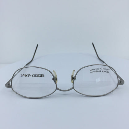 Vintage Giorgio Armani GA 1006 Silver Eyeglasses - Super Vision Optical
