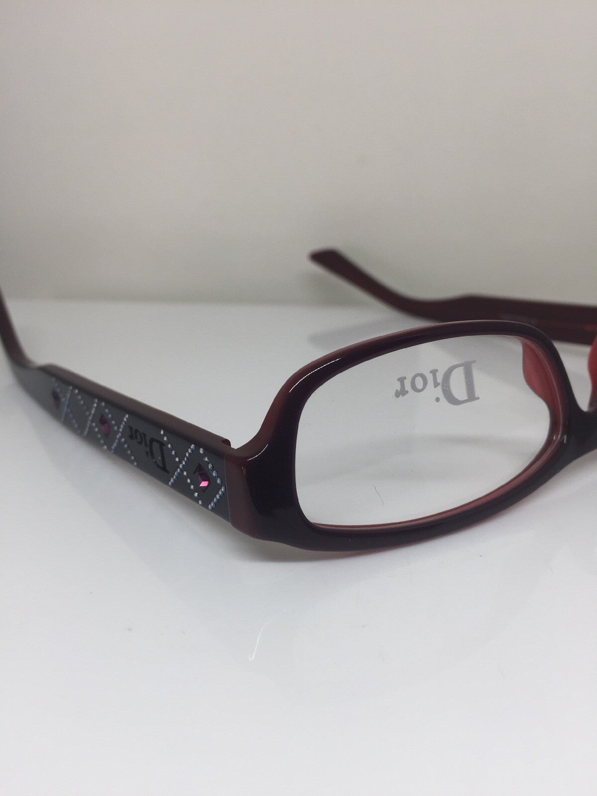 Vintage Christian Dior CD 3084 Red Eyeglasses - Super Vision Optical