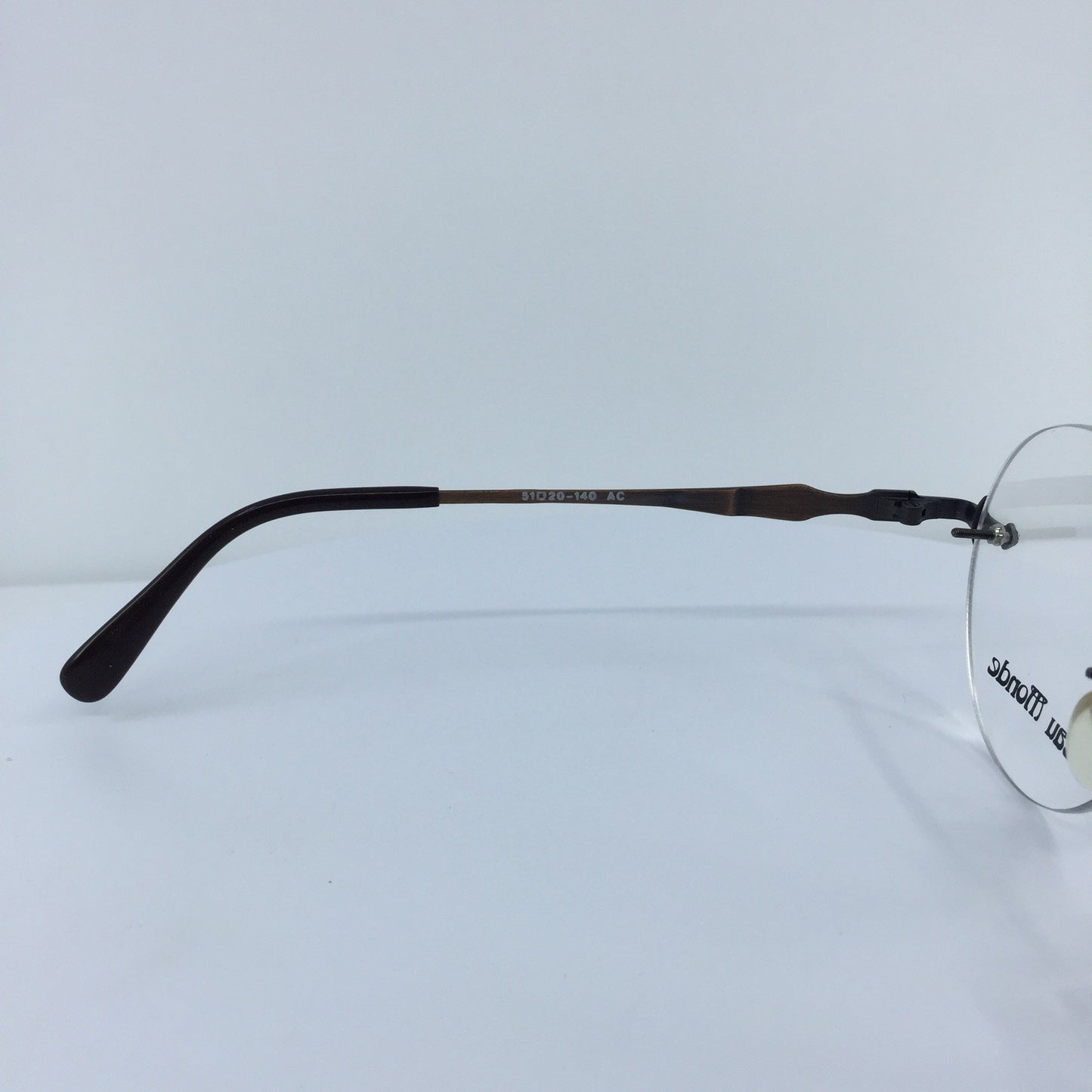 Vintage Beau Monde Collection Westbury Brown Eyeglasses - Super Vision Optical
