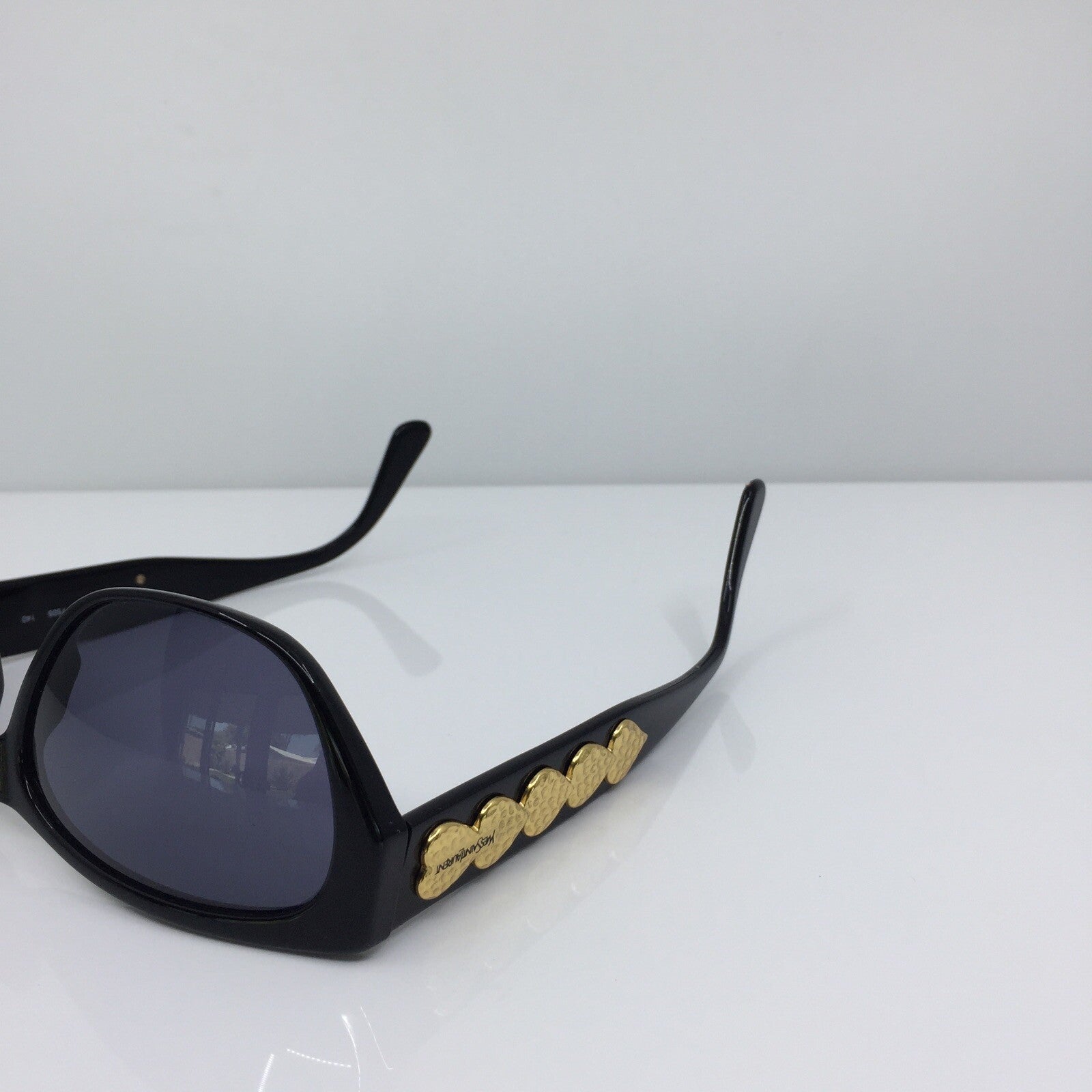 Vintage Saint Laurent YSL 6529 Gold Sunglasses - Super Vision Optical