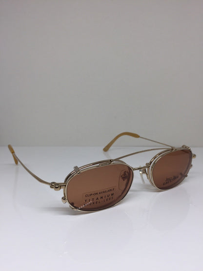 Vintage Jean Paul Gaultier JPG 55-0027 Gold Eyeglasses - Super Vision Optical