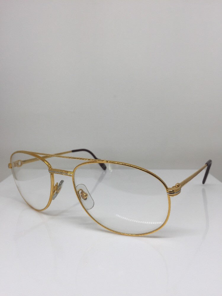Vintage Cartier Louis Cartier Driver Gold Eyeglasses - Super Vision Optical