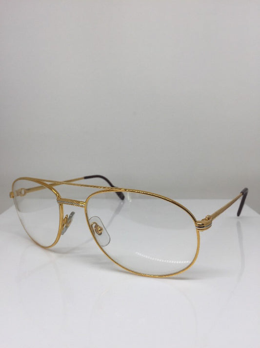 Vintage Cartier Louis Cartier Driver Gold Eyeglasses - Super Vision Optical