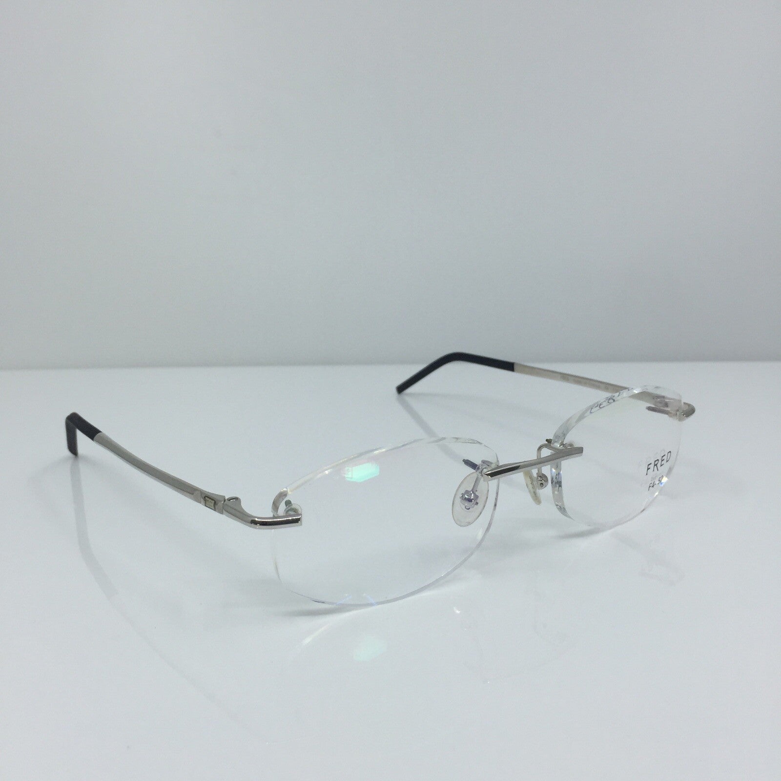 Vintage Fred Lunettes CUT 008 F4 Silver Eyeglasses - Super Vision Optical