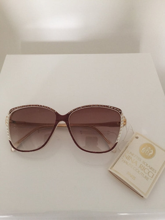 Vintage Nina Ricci Nina Ricci 1029-60 Gold Sunglasses - Super Vision Optical