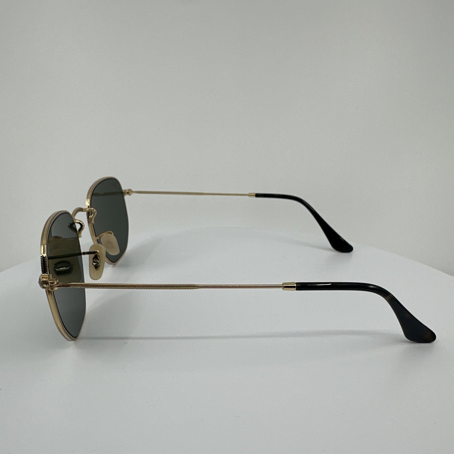 Vintage Ray-Ban RB3548N 001 51-21 Gold Sunglasses - Super Vision Optical