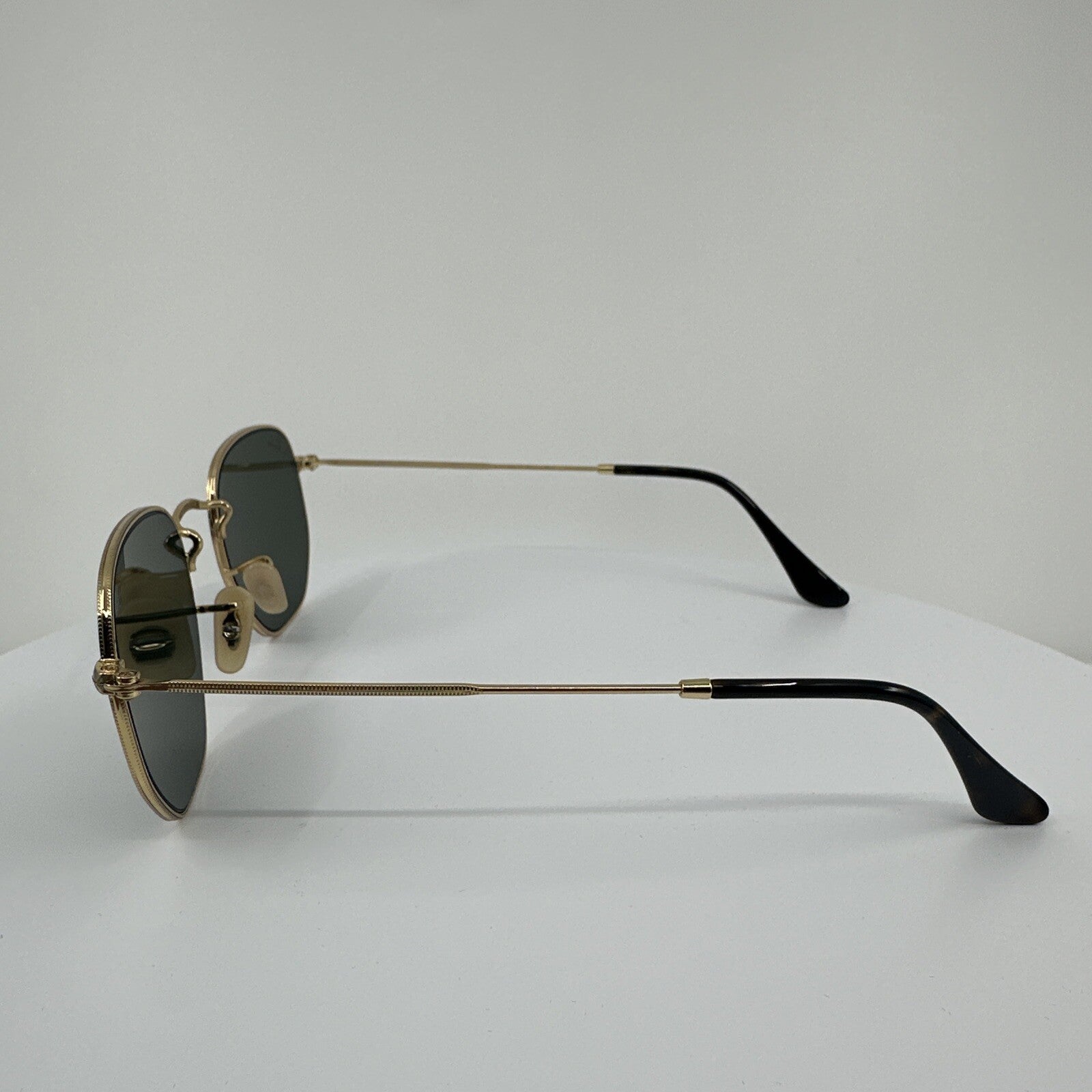 Vintage Ray-Ban RB3548N 001 51-21 Gold Sunglasses - Super Vision Optical