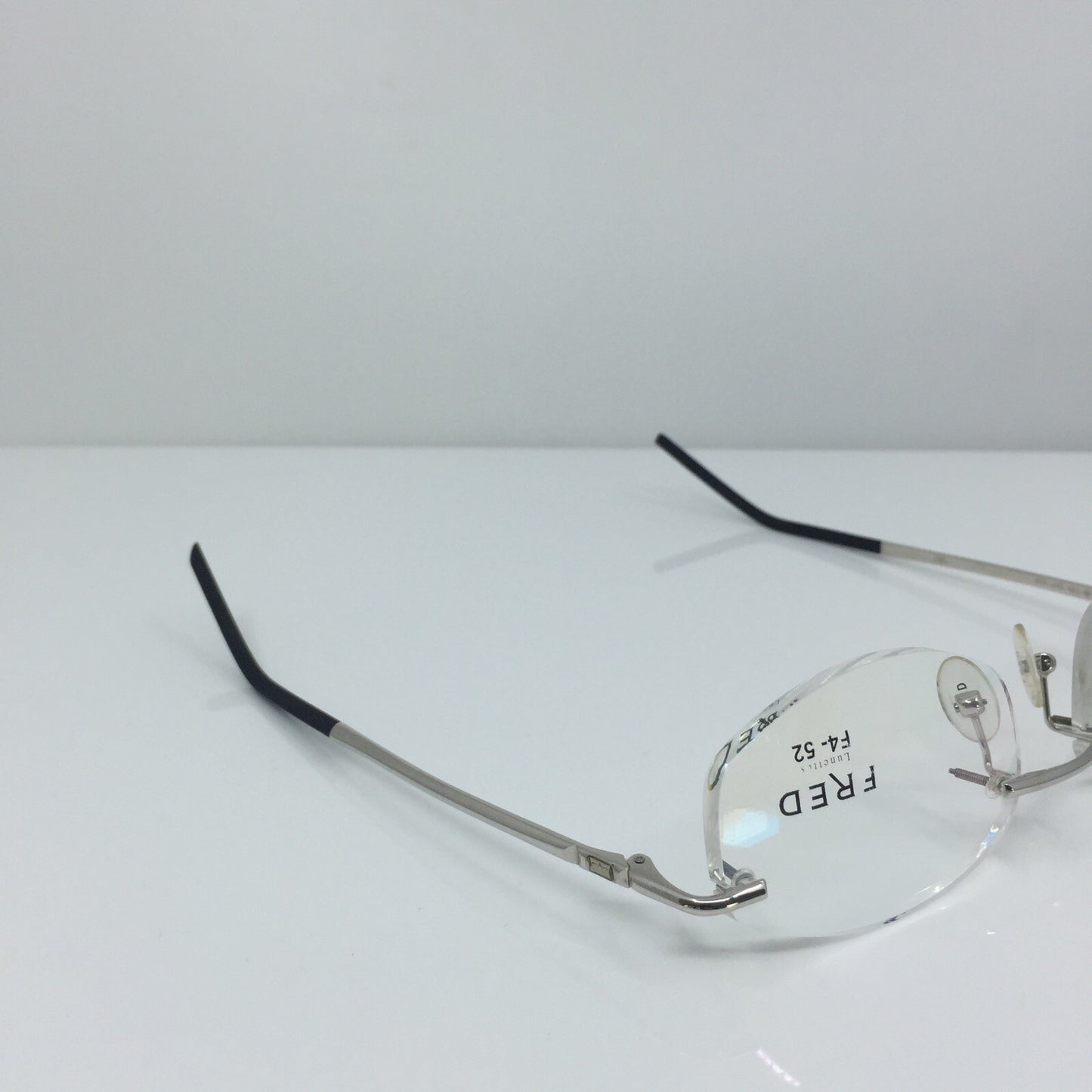 Vintage Fred Lunettes CUT 008 F4 Silver Eyeglasses - Super Vision Optical