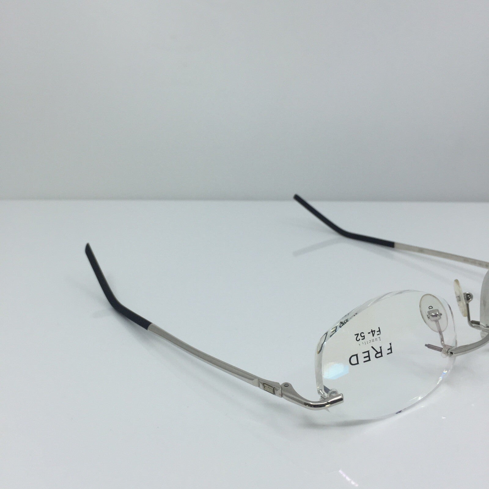 Vintage Fred Lunettes CUT 008 F4 Silver Eyeglasses - Super Vision Optical