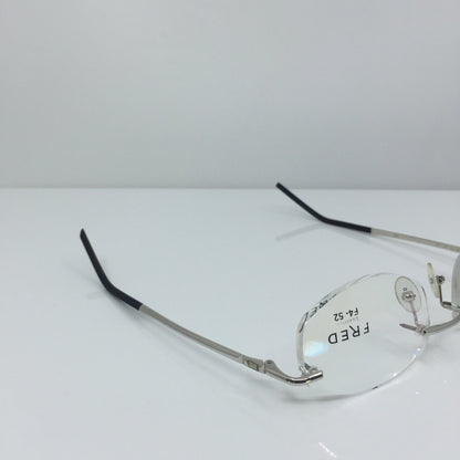 Vintage Fred Lunettes CUT 008 F4 Silver Eyeglasses - Super Vision Optical
