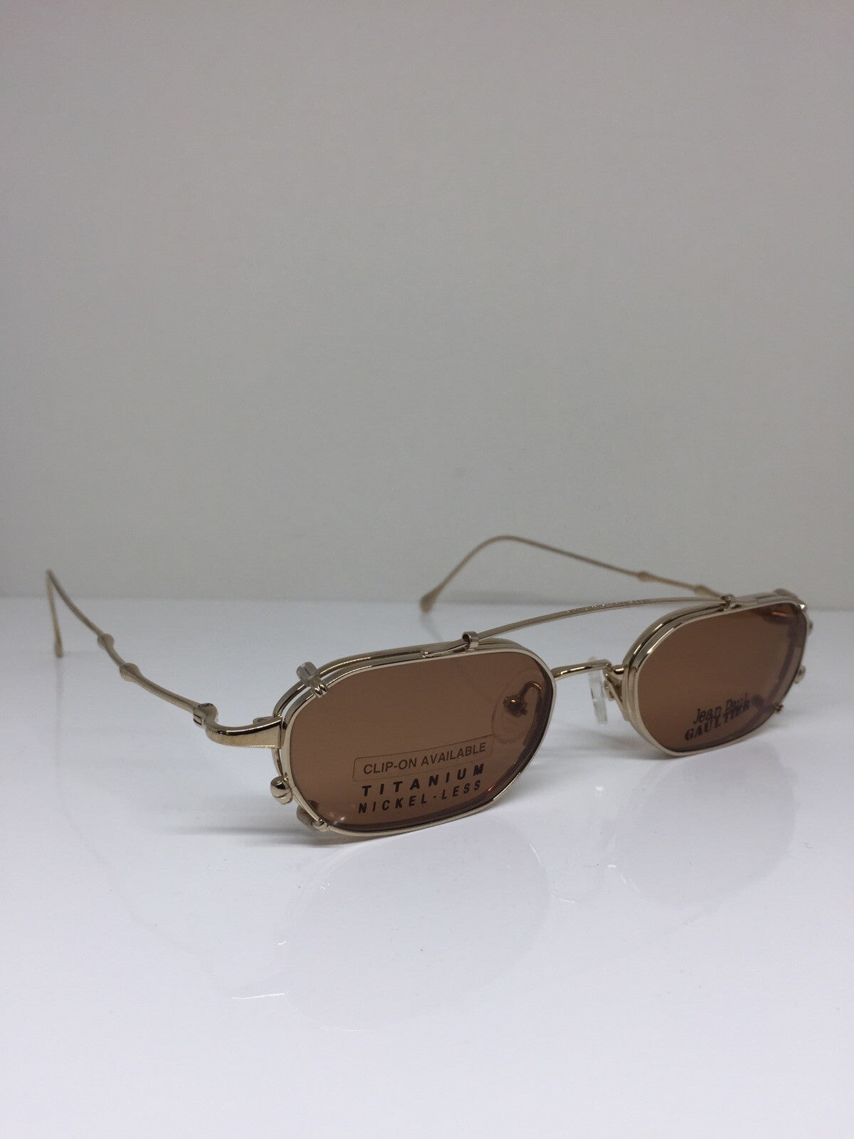 Vintage Jean Paul Gaultier JPG 55-0019 Gold Eyeglasses - Super Vision Optical