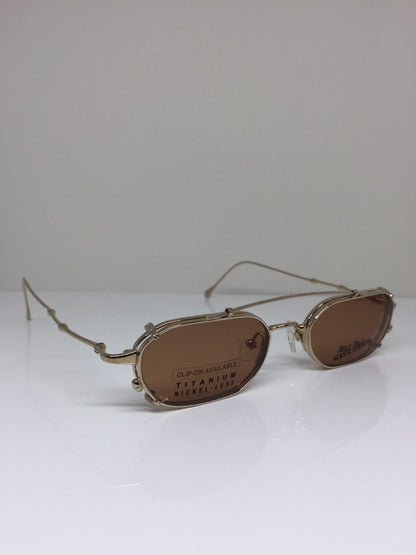 Vintage Jean Paul Gaultier JPG 55-0019 Gold Eyeglasses - Super Vision Optical