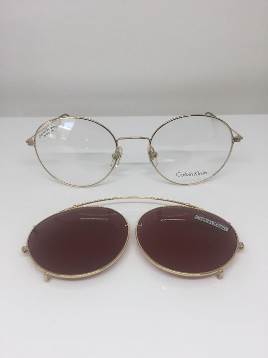 Vintage Calvin Klein CK 114 Gold Sunglasses - Super Vision Optical