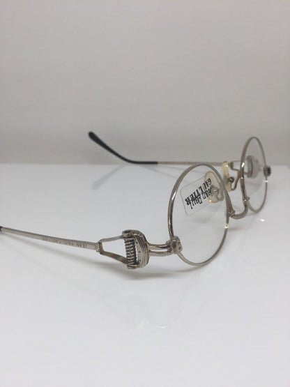 Vintage Jean Paul Gaultier JPG 55-5106 Silver Sunglasses - Super Vision Optical