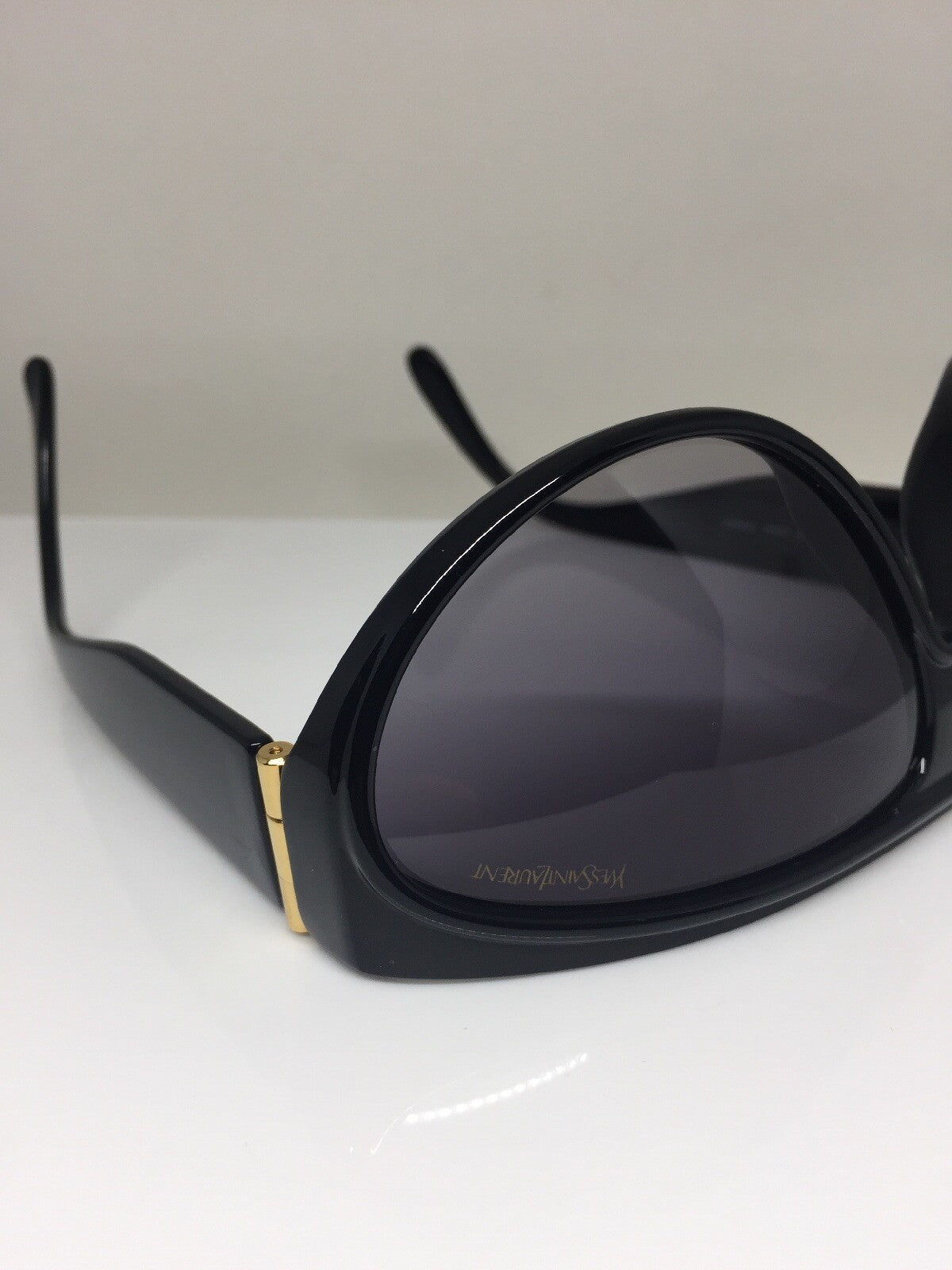 Vintage Saint Laurent 8761-2 Y 59 Black Sunglasses - Super Vision Optical