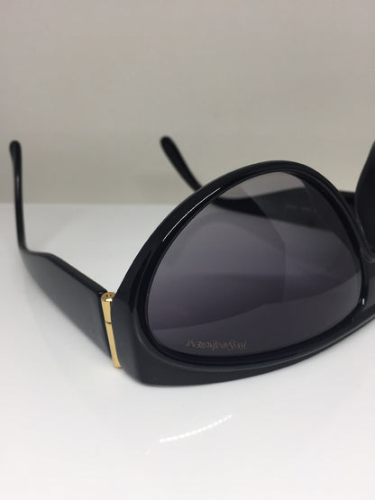 Vintage Saint Laurent 8761-2 Y 59 Black Sunglasses - Super Vision Optical