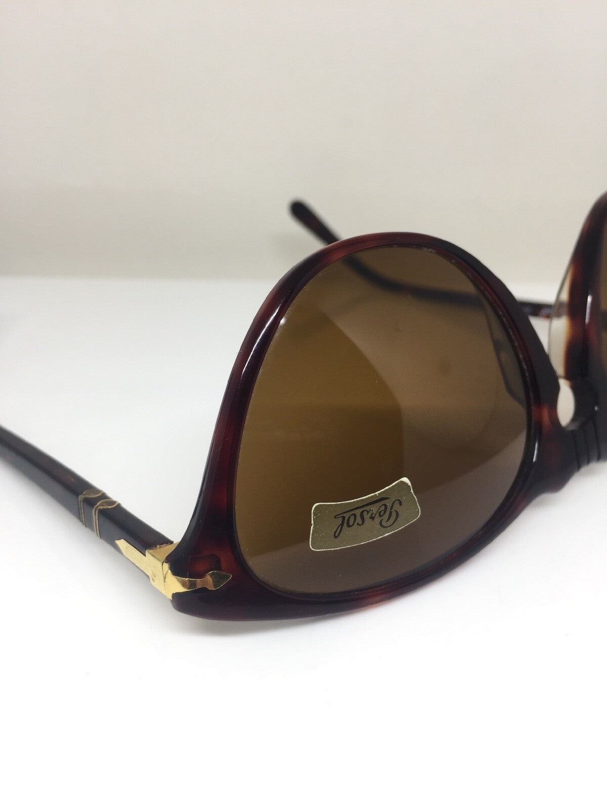 Vintage Persol PERSOL 201 Black Sunglasses - Super Vision Optical