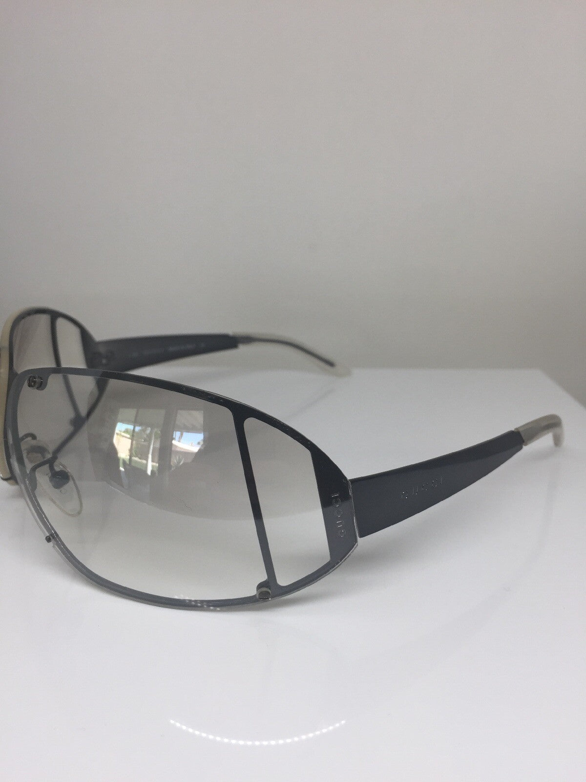Vintage Gucci GG 1652/S Gunmetal Sunglasses - Super Vision Optical