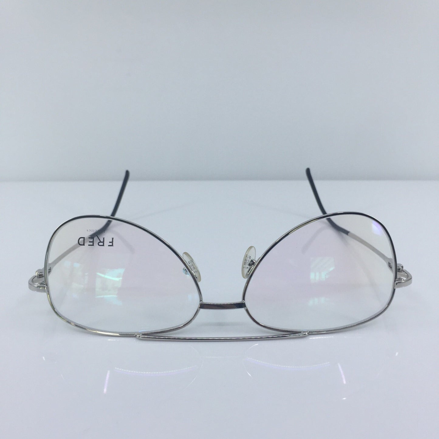 Vintage Fred Lunettes Alaska C2 Silver Eyeglasses - Super Vision Optical