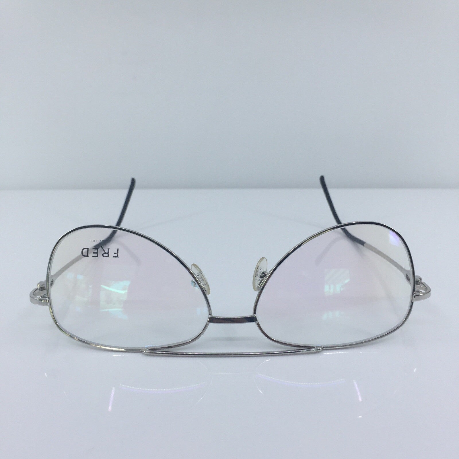 Vintage Fred Lunettes Alaska C2 Silver Eyeglasses - Super Vision Optical