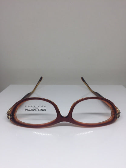 Vintage Daniel Swarovski S143/20 6052 Gold Eyeglasses - Super Vision Optical