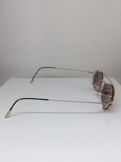 Vintage Calvin Klein CK 145 Gold Sunglasses - Super Vision Optical