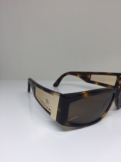 Vintage Valentino VALENTINO V 605 Gold Sunglasses - Super Vision Optical