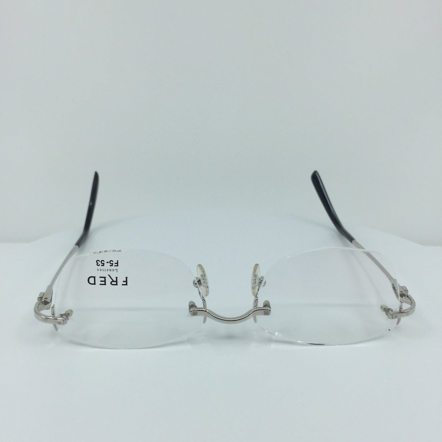 Vintage Fred Lunettes Alaska Prestige F5 Silver Eyeglasses - Super Vision Optical