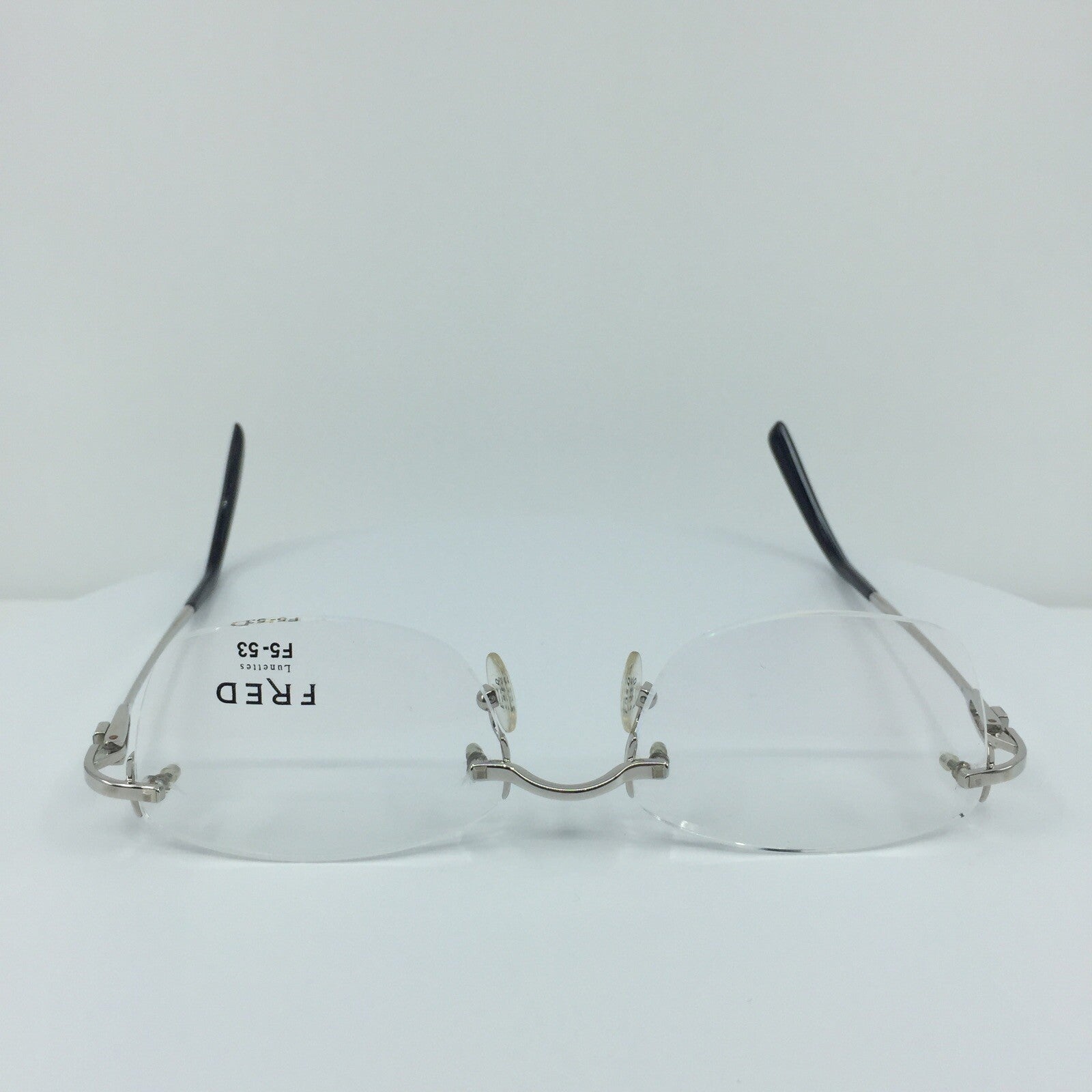 Vintage Fred Lunettes Alaska Prestige F5 Silver Eyeglasses - Super Vision Optical
