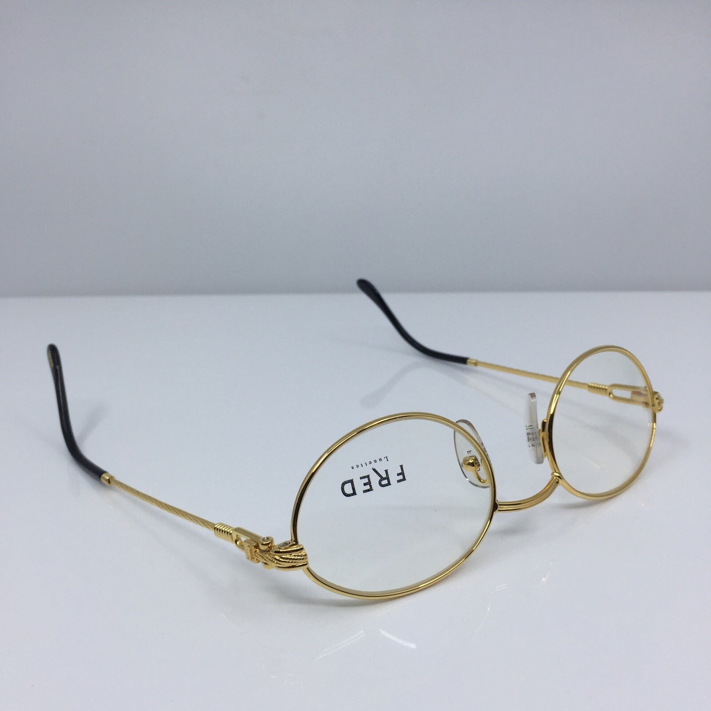 Vintage Fred Lunettes Ketch Gold Eyeglasses - Super Vision Optical