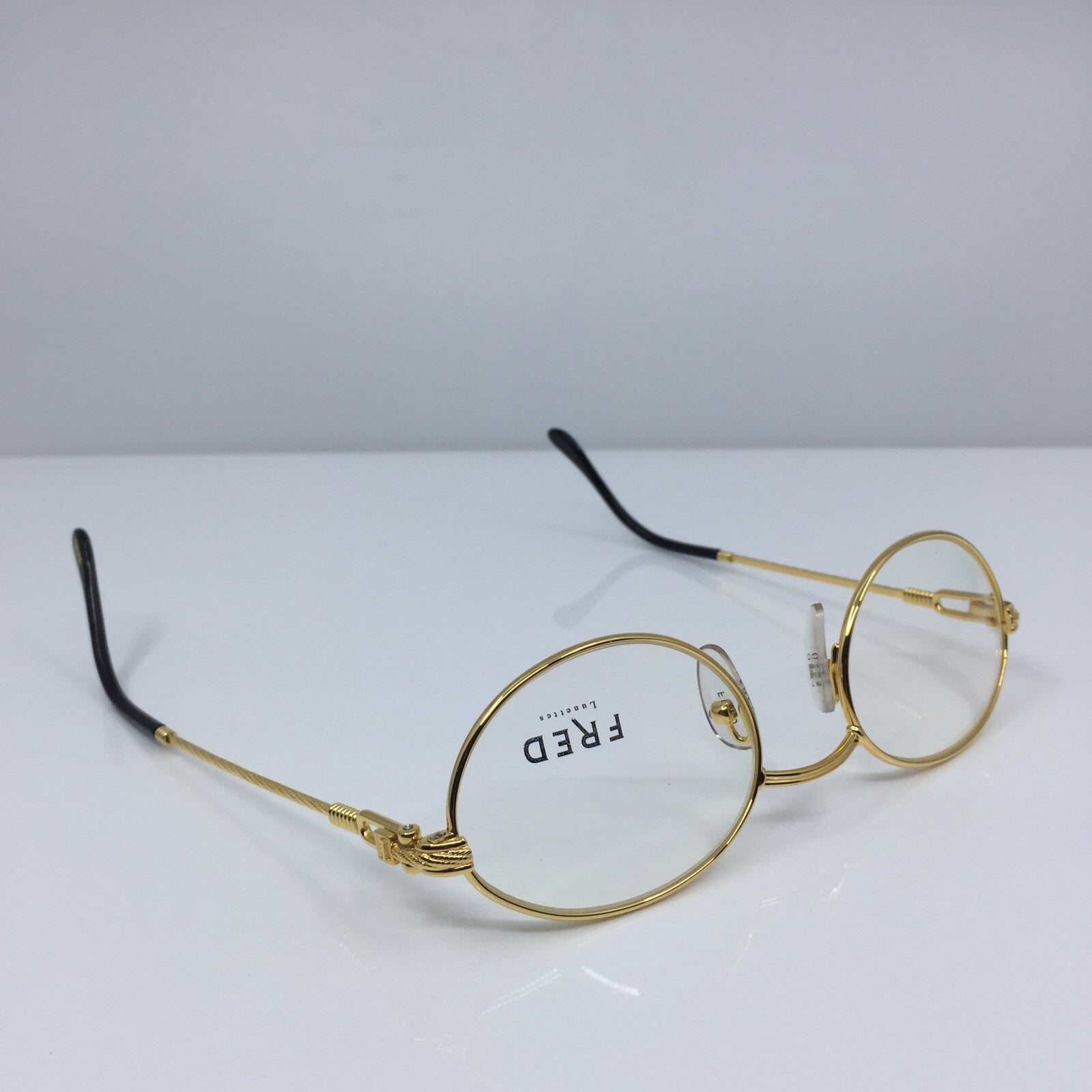 Vintage Fred Lunettes Ketch Gold Eyeglasses - Super Vision Optical