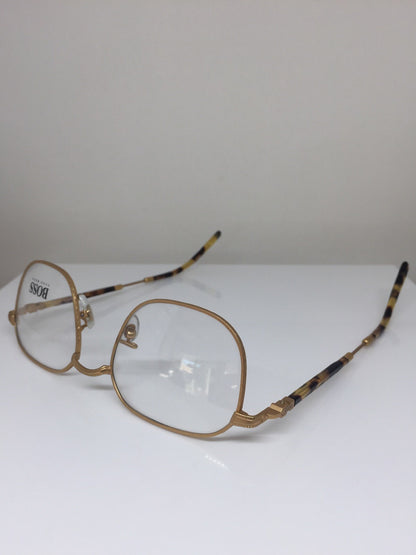 Vintage Hugo Boss HB 4706 Gold Sunglasses - Super Vision Optical