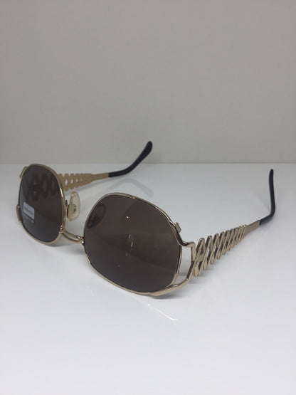 Vintage Saint Laurent YSL 6031 Gold Sunglasses - Super Vision Optical