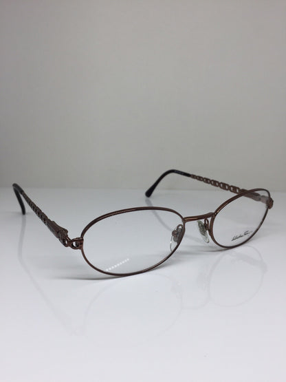 Vintage Salvatore Ferragamo SF 1533 Brown Eyeglasses - Super Vision Optical