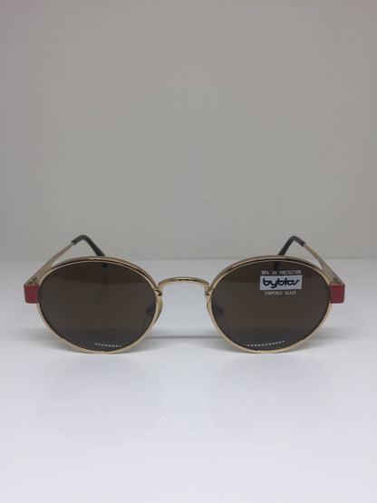 Vintage Byblos B 570-S Gold Sunglasses - Super Vision Optical