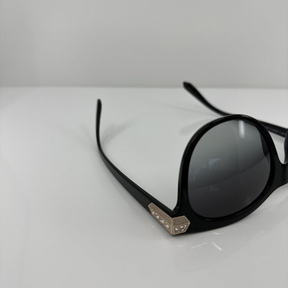 Vintage Bvlgari Bulgari 8185-B Black Sunglasses - Super Vision Optical